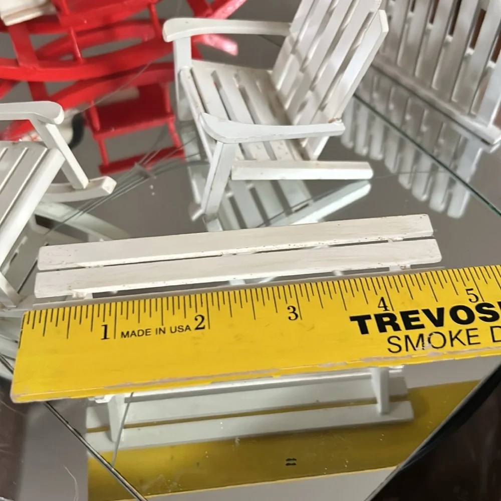 Vintage Wooden Dollhouse Furniture